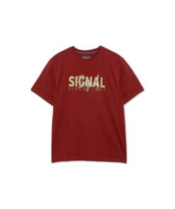 SIGNAL T-PAITA 1/2 OWEN Viininpunainen