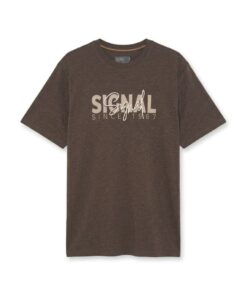 SIGNAL T-PAITA 1/2 OWEN Tummanruskea