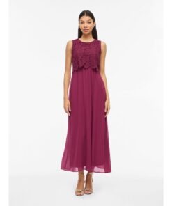 Alternative view of VILA VIMILINA LACE DRESS ANEMONE