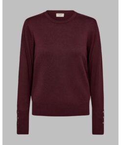 FREEQUENT FQKATIE PULLOVER Viininpunainen