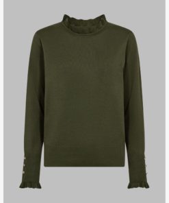FREEQUENT FQKATIE PULLOVER Metsänvihreä