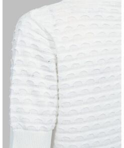 Alternative view of FREEQUENT FQDODO PULLOVER Luonnonvalkoinen