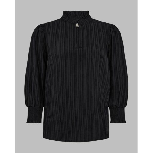 FREEQUENT FQGRSVALSE BLOUSE Musta