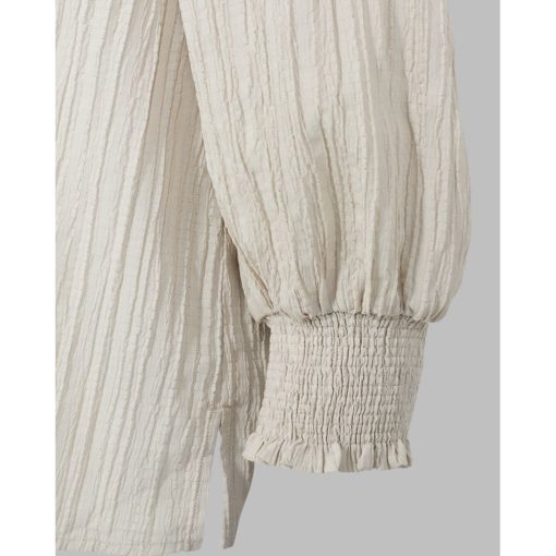 FREEQUENT FQGRSVALSE BLOUSE Beige - Image 2