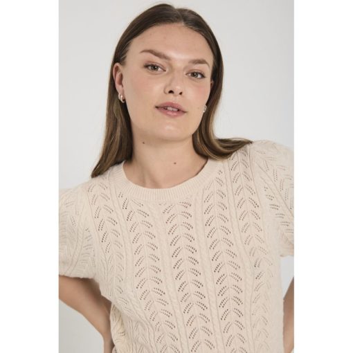FREEQUENT FQCLARRY PULLOVER Beige - Image 3