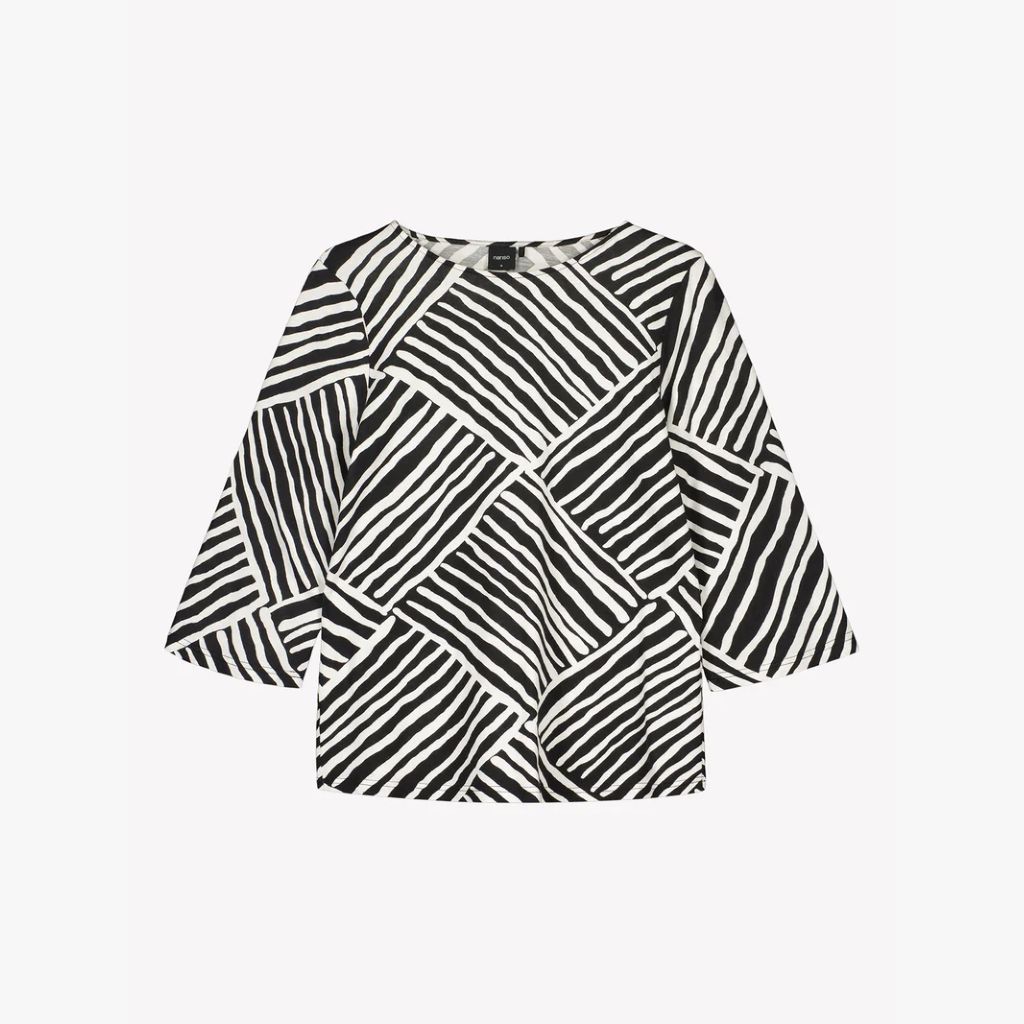 NANSO PYJAMA KAISLI MUSTA KUVIO - Image 3