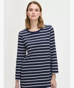 Alternative view of NANSO LYHYT PITKÄHIHA YÖPAITA DUETTO Siniraita