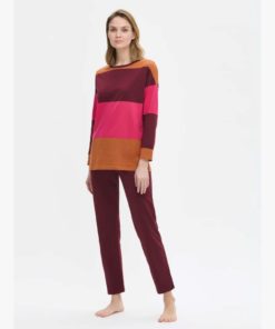 NANSO PYJAMA TRIO Viiniraita