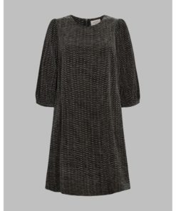 FREEQUENT FQMINA DRESS Harmaanmusta