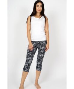 M.X.O TRIKOOCAPRI MUSTA KUVIO