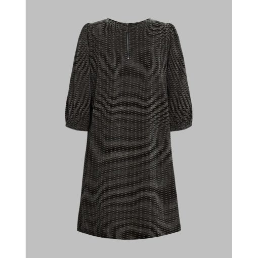 FREEQUENT FQMINA DRESS Harmaanmusta - Image 6