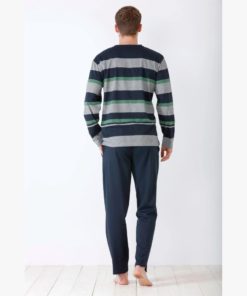 Alternative view of HAJO M.PYJAMA 1/1 Tummansininen