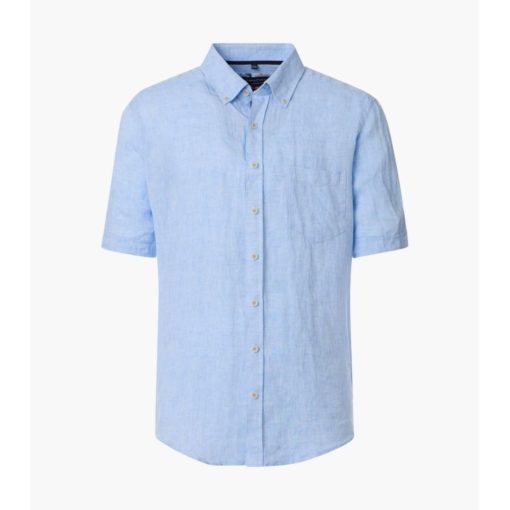 CASAMODA PELLAVAPAITA 1/2 CASUAL FIT Vaaleansininen
