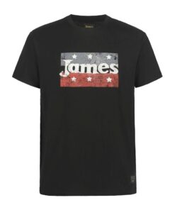 JAMES T-PAITA 1/2 ALCOA Musta