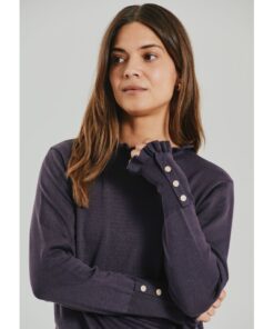 Alternative view of FREEQUENT FQKATIE PULLOVER Tumma luumu