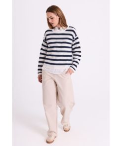 Alternative view of FREEQUENT FQDODO PULLOVER Siniraita