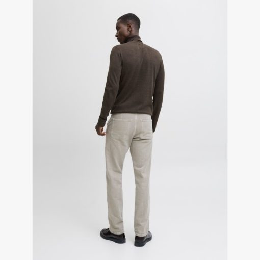 JACK&JONES JJEEMIL KNIT ROLL NECK Tummanruskea - Image 3