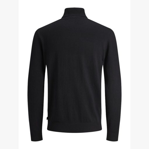 JACK&JONES JJEEMIL KNIT ROLL NECK Musta - Image 8