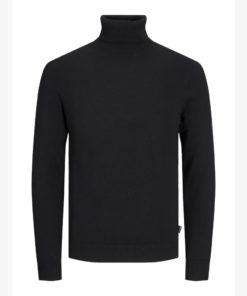 JACK&JONES JJEEMIL KNIT ROLL NECK Musta