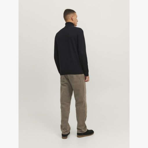JACK&JONES JJEEMIL KNIT ROLL NECK Musta - Image 6