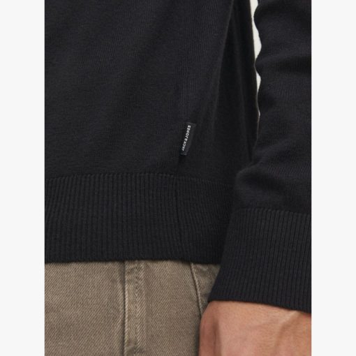 JACK&JONES JJEEMIL KNIT ROLL NECK Musta - Image 4