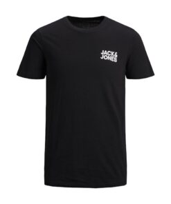 JACK&JONES JJECORP LOGO TEE SS O-NECK PLUS Musta