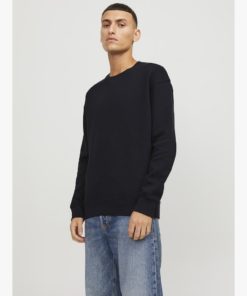 Alternative view of JACK&JONES JJESTAR BASIC SWEAT CREW NECK Musta