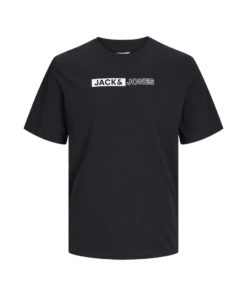 JACK&JONES JJECORP LOGO TEE PLAY SS PLUS Musta