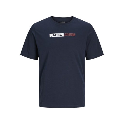 JACK&JONES JJECORP LOGO TEE PLAY SS PLUS Tummansininen