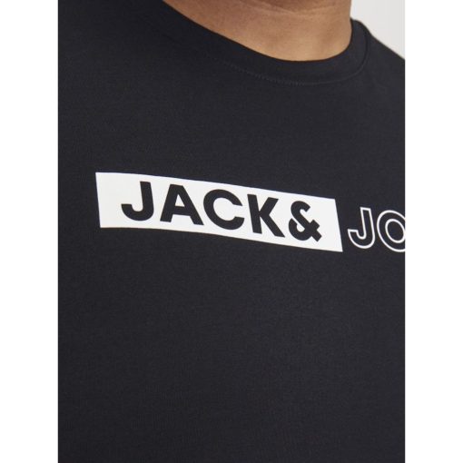 JACK&JONES JJECORP LOGO TEE PLAY SS PLUS Musta - Image 3