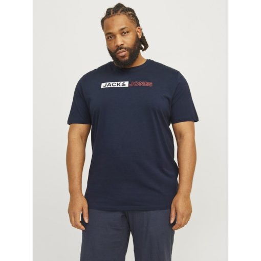JACK&JONES JJECORP LOGO TEE PLAY SS PLUS Tummansininen - Image 2