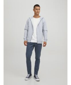 Alternative view of JACK&JONES JJEBRADLEY SWEAT ZIP HOOD Vaaleanharmaa