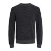 JACK%JONES JJEGLOBE KNIT CREW NECK Hiilenharmaa
