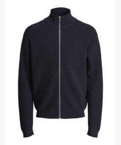 JACK&JONES JBRBLABUSHWICK AXEL KNIT CARDIGAN Tummansininen
