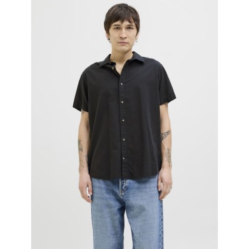 JACK&JONES JJESUMMER SHIRT SS Musta - Image 2