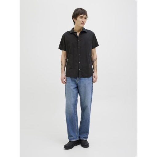 JACK&JONES JJESUMMER SHIRT SS Musta - Image 7