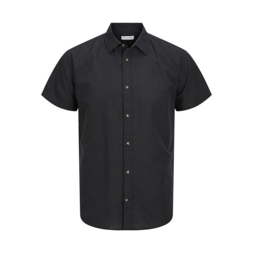JACK&JONES JJESUMMER SHIRT SS Musta
