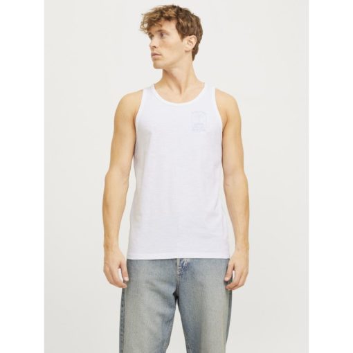 JACK&JONES JJONE COLOR SUMMER TANKTOP SL Valkoinen - Image 2