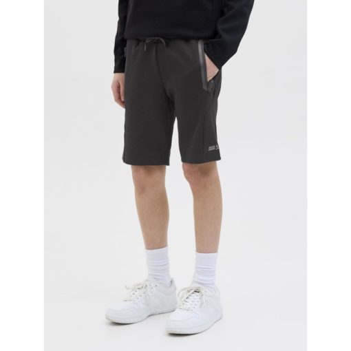 JACK&JONES JPSTGORDON JJFUSION SWEAT SHORTS JUNIOR Musta - Image 7