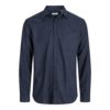 JACK&JONES JJECLASSIC MELANGE SHIRT L/S Tummansininen