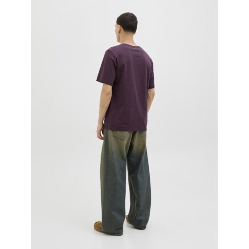 JACK&JONES JJELOGO TEE SS O-NECK Tumma luumu - Image 5