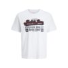 JACK&JONES JJELOGO TEE SS O-NECK Valkoinen