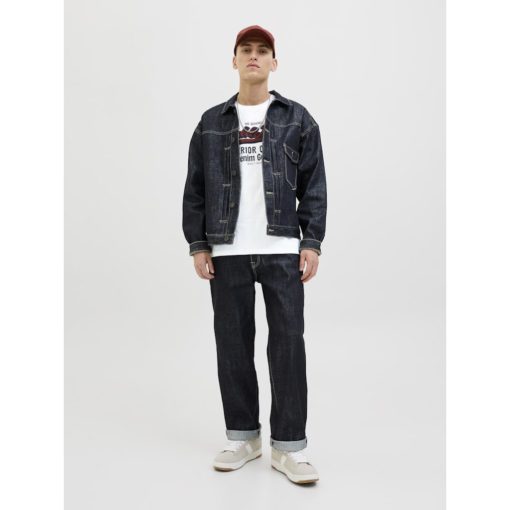 JACK&JONES JJELOGO TEE SS O-NECK Valkoinen - Image 7