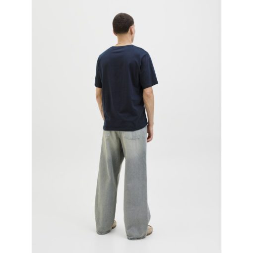 JACK&JONES JJELOGO TEE SS O-NECK Tummansininen - Image 5