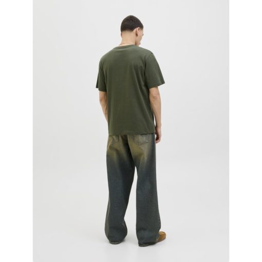 JACK&JONES JJELOGO TEE SS O-NECK Havunvihreä - Image 2