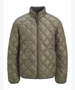 JACK&JONES JPRCCJAKE QUILTED REVERSIBLE JACKET Nutria