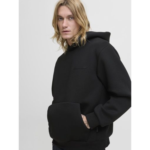 JACK&JONES JCOFUSION SCUBA SWEAT HOOD Musta - Image 7