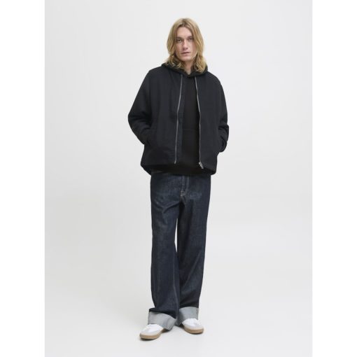 JACK&JONES JCOFUSION SCUBA SWEAT HOOD Musta - Image 4