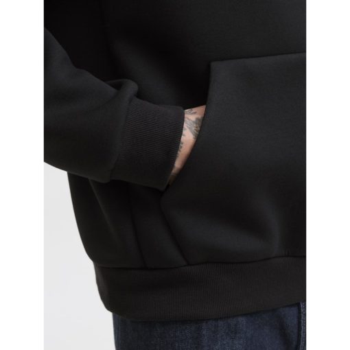 JACK&JONES JCOFUSION SCUBA SWEAT HOOD Musta - Image 3