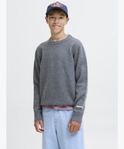 Alternative view of JACK&JONES JORNORREBRO KNIT CREW NECK JUNIOR Harmaa